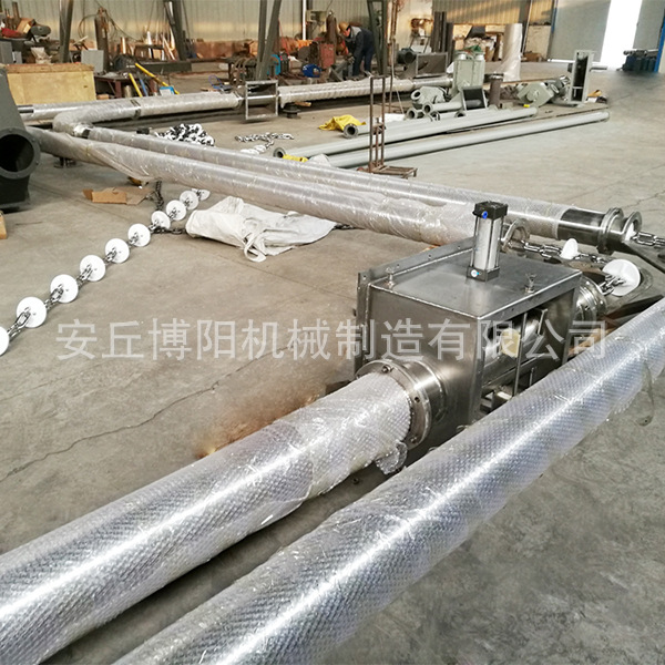 堿粉用管鏈輸送機輸送是不是更合適？