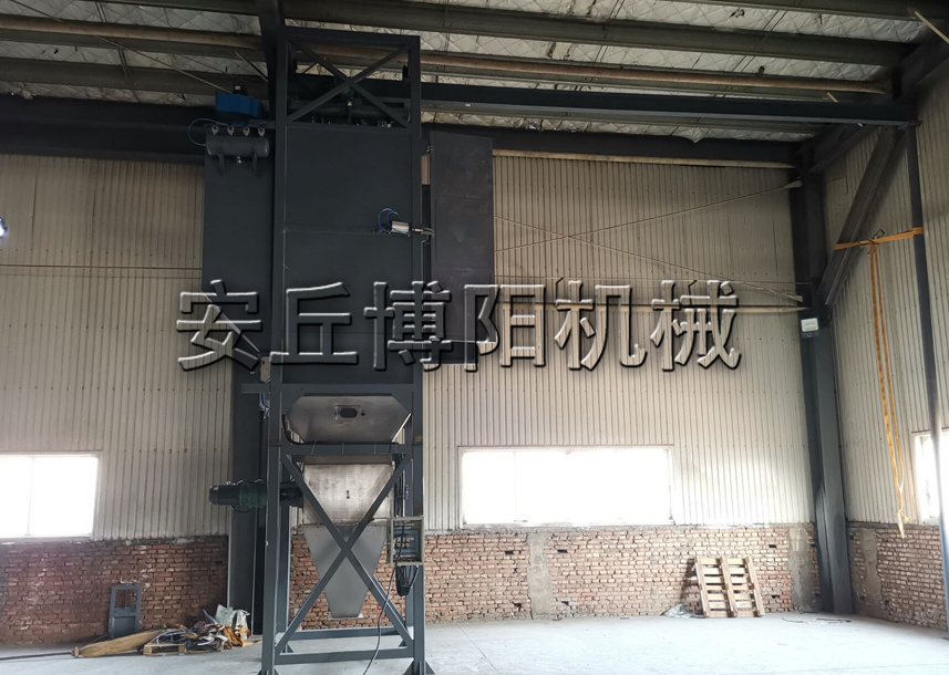 安丘博陽機械脫硫粉噸袋拆包機如何進行拆包卸料作業(yè)？