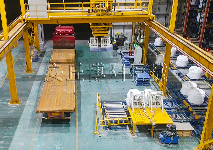 氯酸鈉全自動噸袋裝車機主要機構和工作流程是什么？